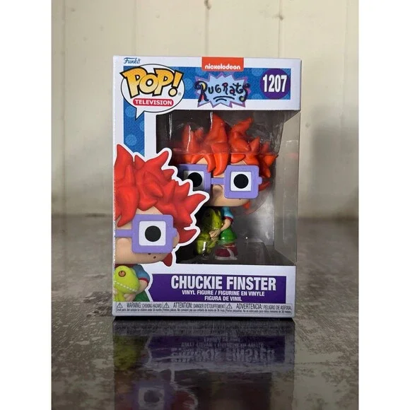 FUNKO POP! TELEVISION: Rugrats: Chuckie Finster Vinyl Figure #1207 - Picture 2 of 7